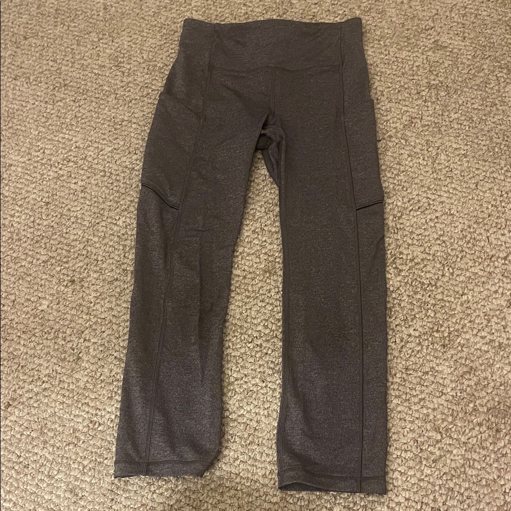 Lululemon Gray Cropped Leggings